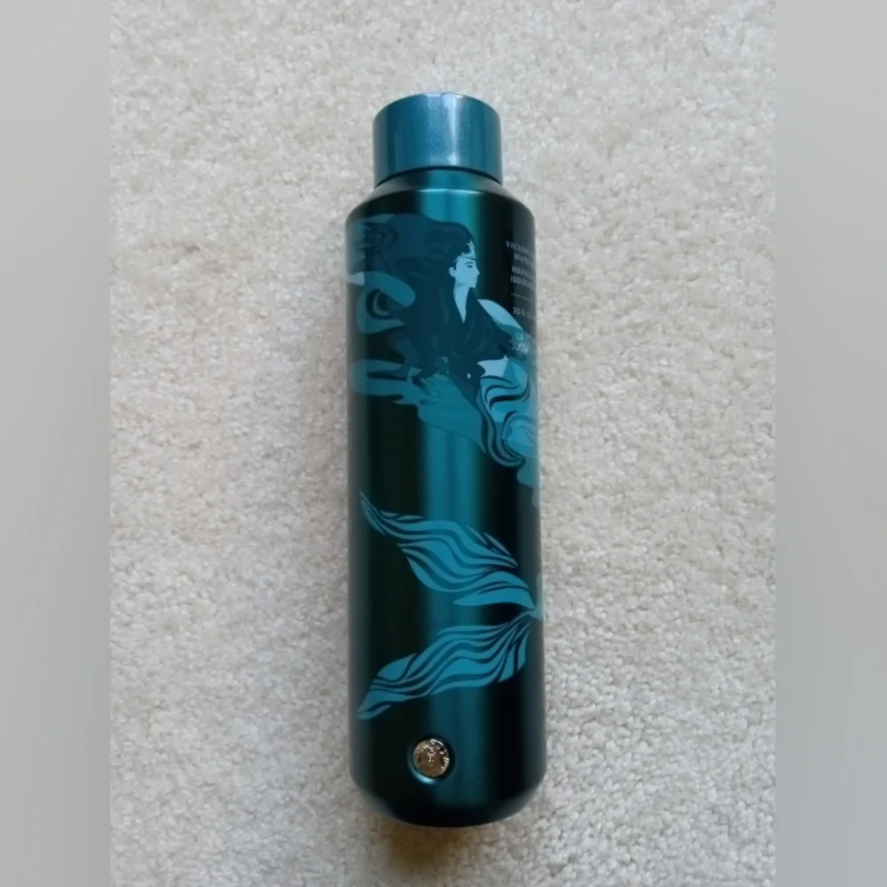 Starbucks Spring 2023 teal mermaid vacuum insulated 20 oz water bottle NWT